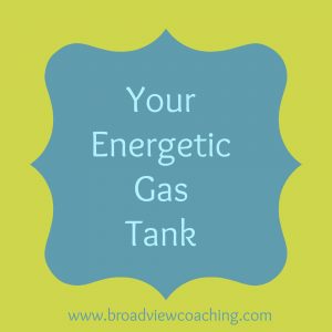 Your Energetic gas tank