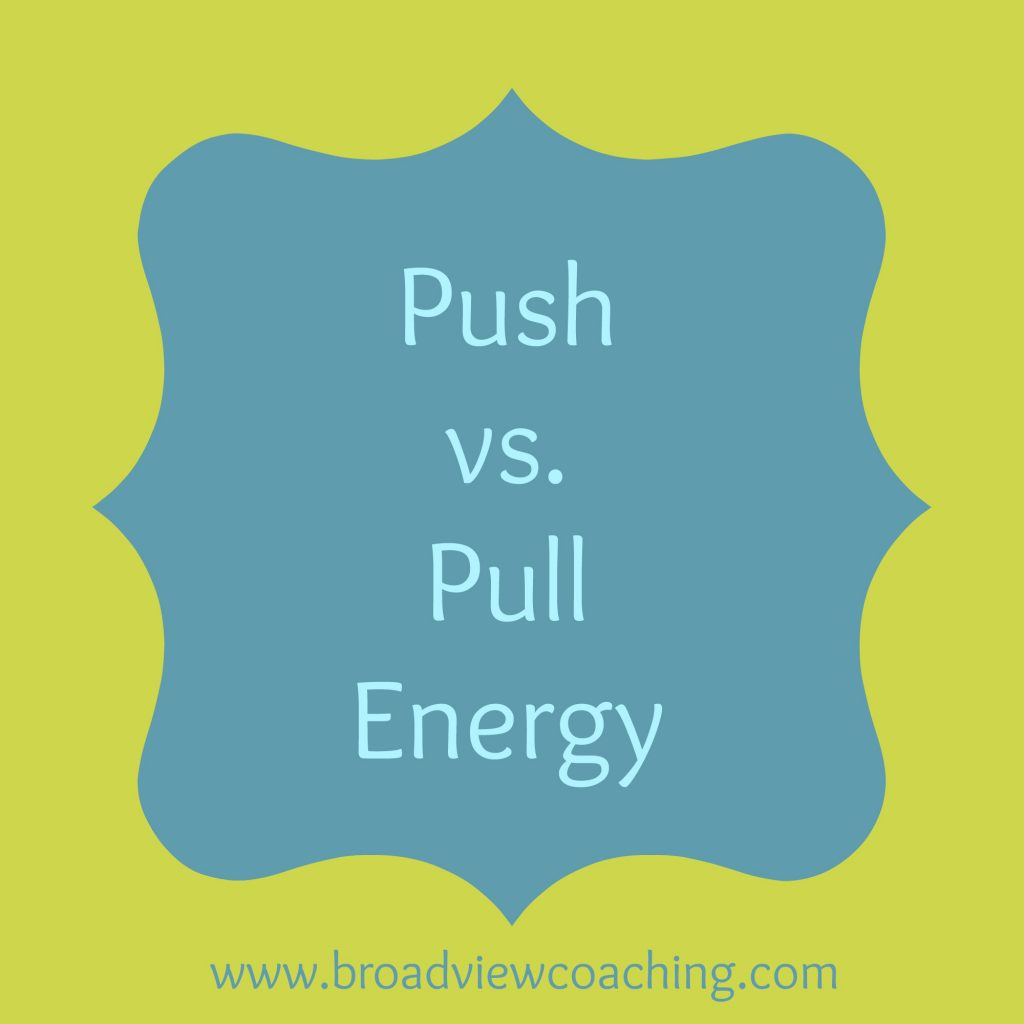 Push vs. Pull energy