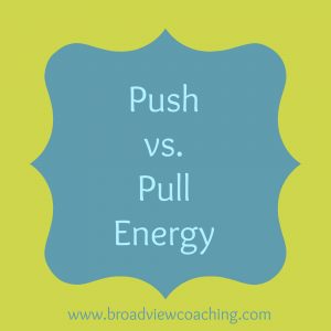 Push vs. Pull energy