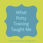 What I Learned from Potty Training my 2 Year Old