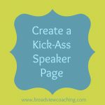 How to Create a Kick-ass Speaker Page